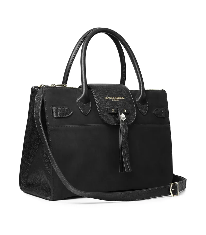 Fairfax and Favor Windsor Work Bag Black-1